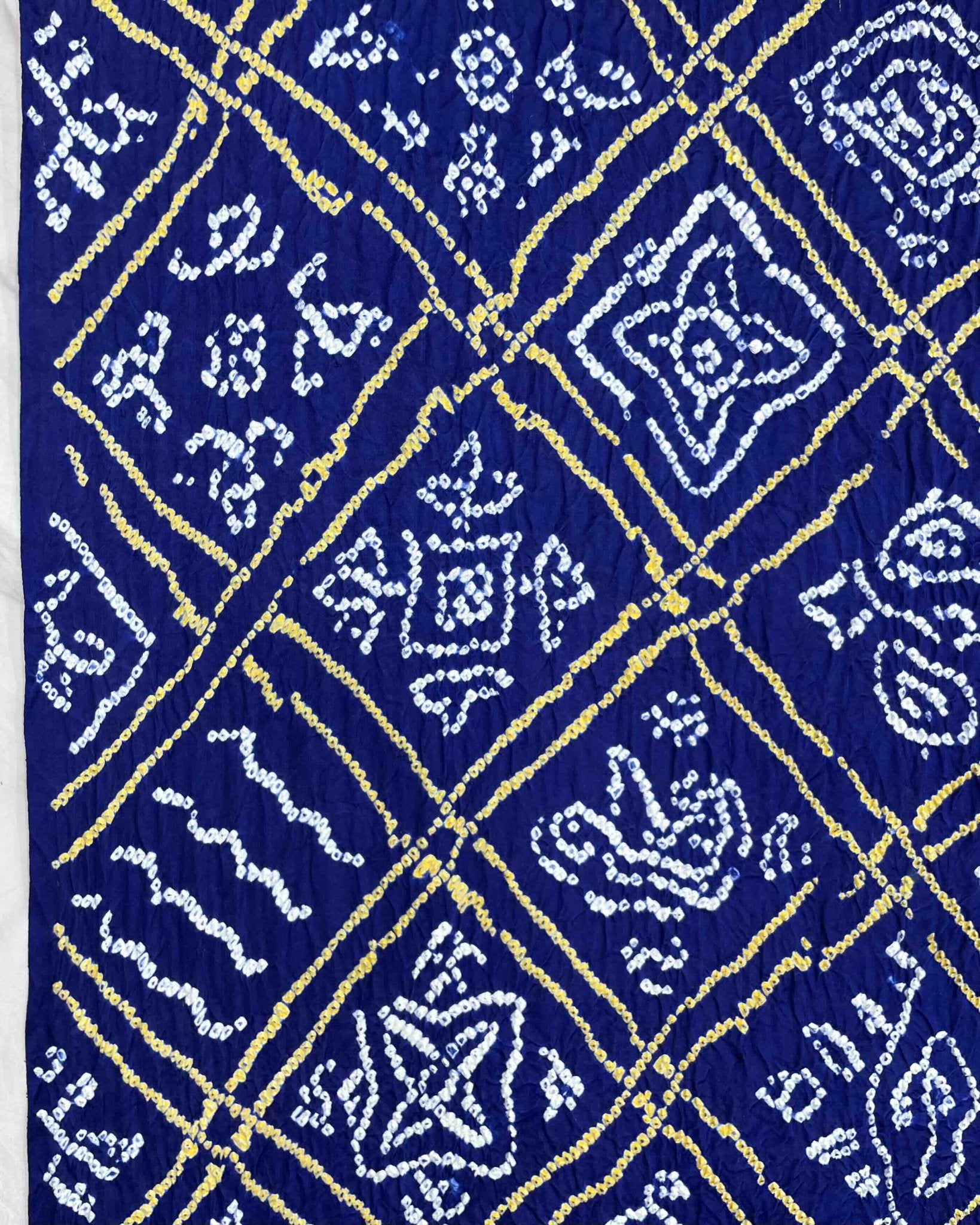 Blue Gajji Bandhani Dupatta - SindhoiPatolaArt