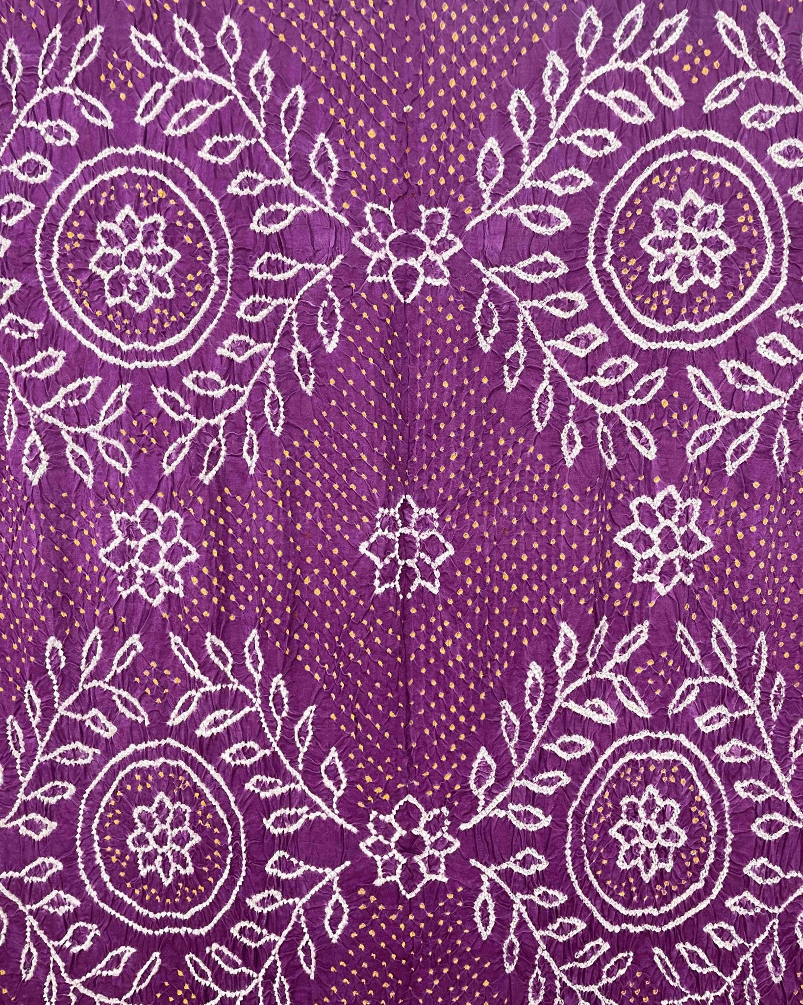 Dark & Light Purple Bandhani Dupatta - SindhoiPatolaArt