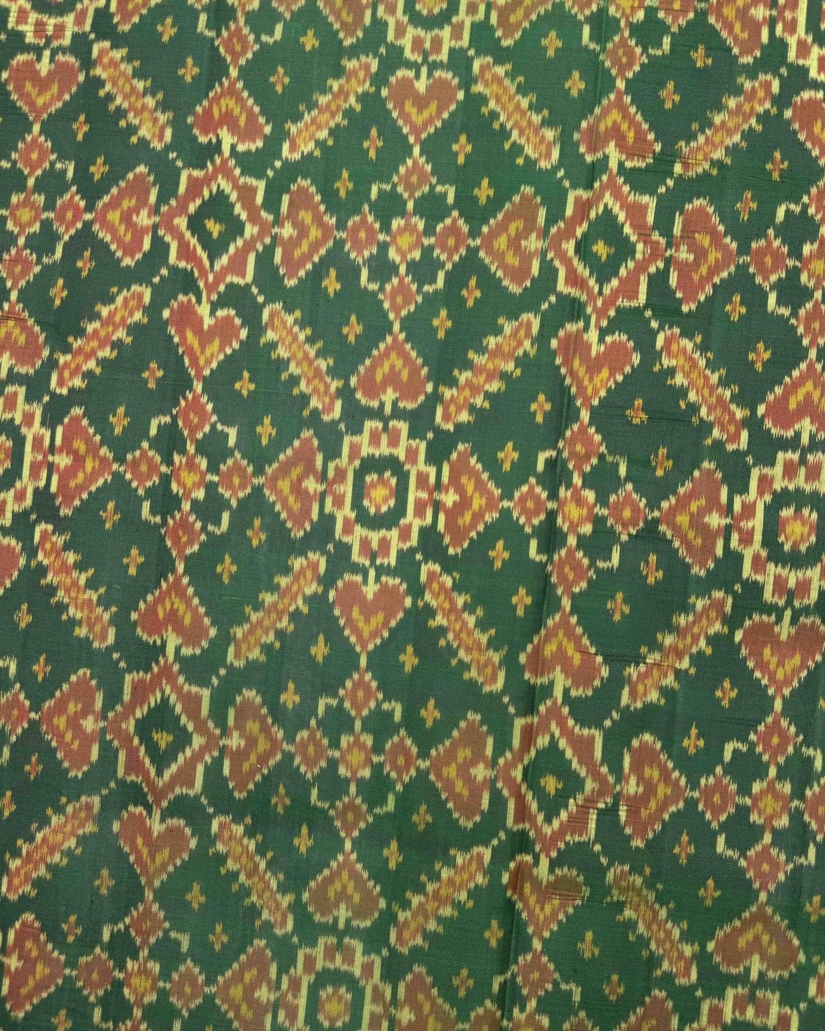 Green Manekchowk Patola Saree - SindhoiPatolaArt