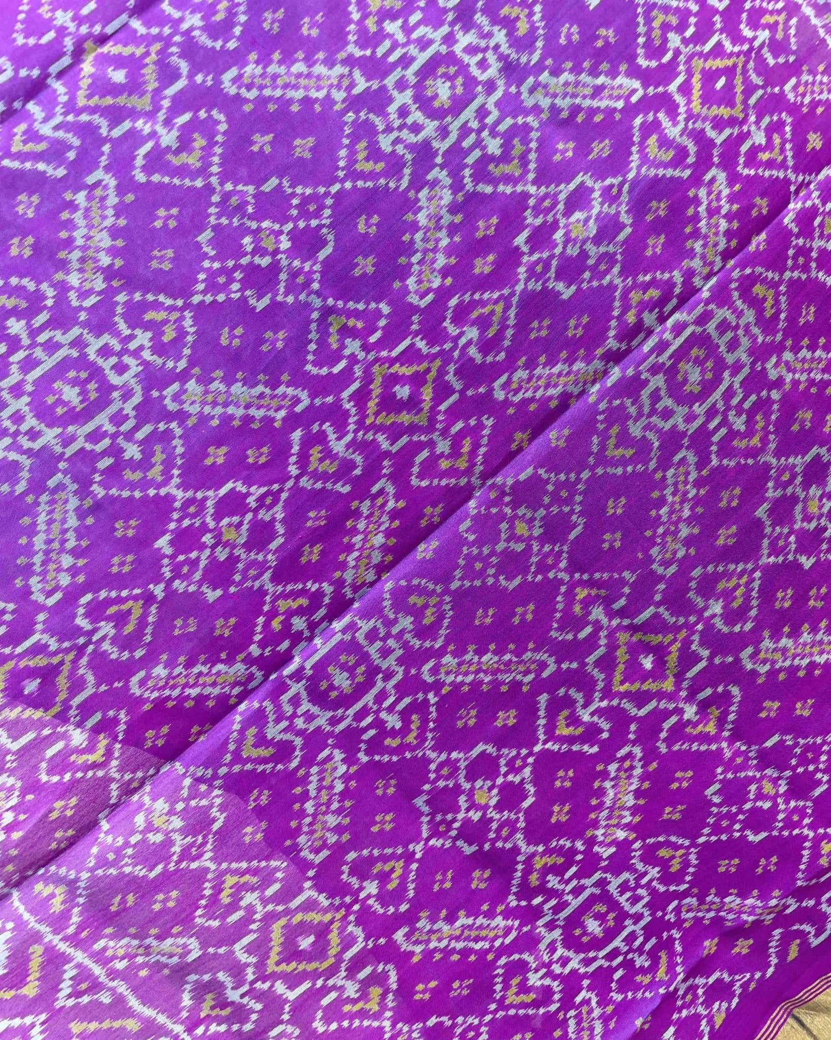 Light Pink Manekchowk Designer Patola Dupatta - SindhoiPatolaArt