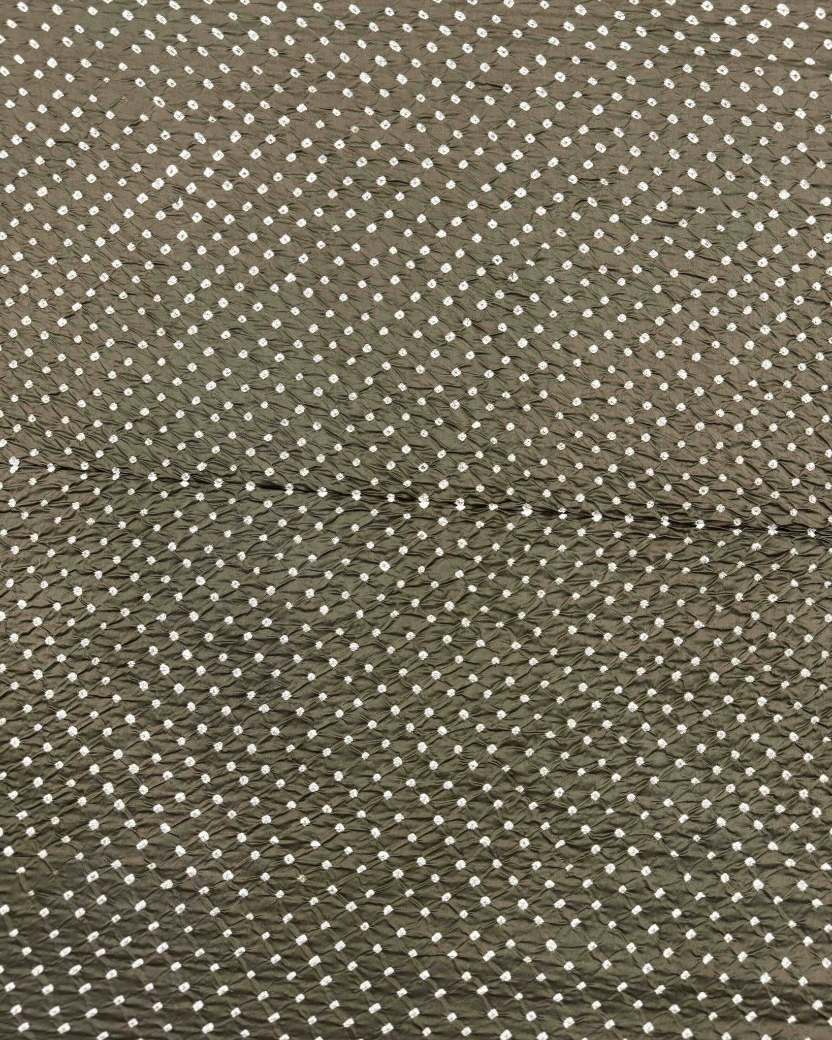 Mehendi Chiniya Bandhani Saree - SindhoiPatolaArt