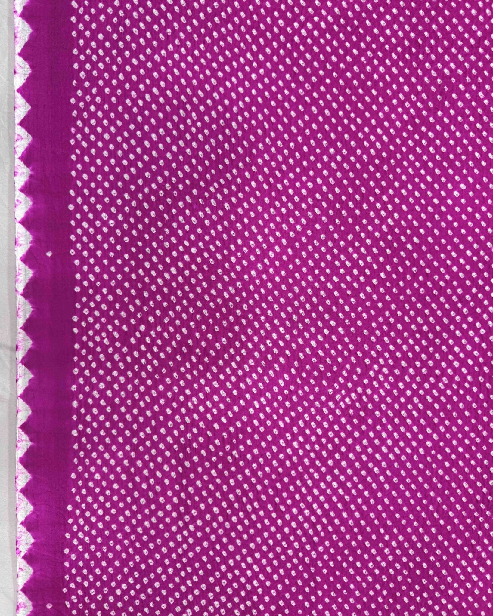 Pink Gajji Silk Bandhani Dupatta - SindhoiPatolaArt