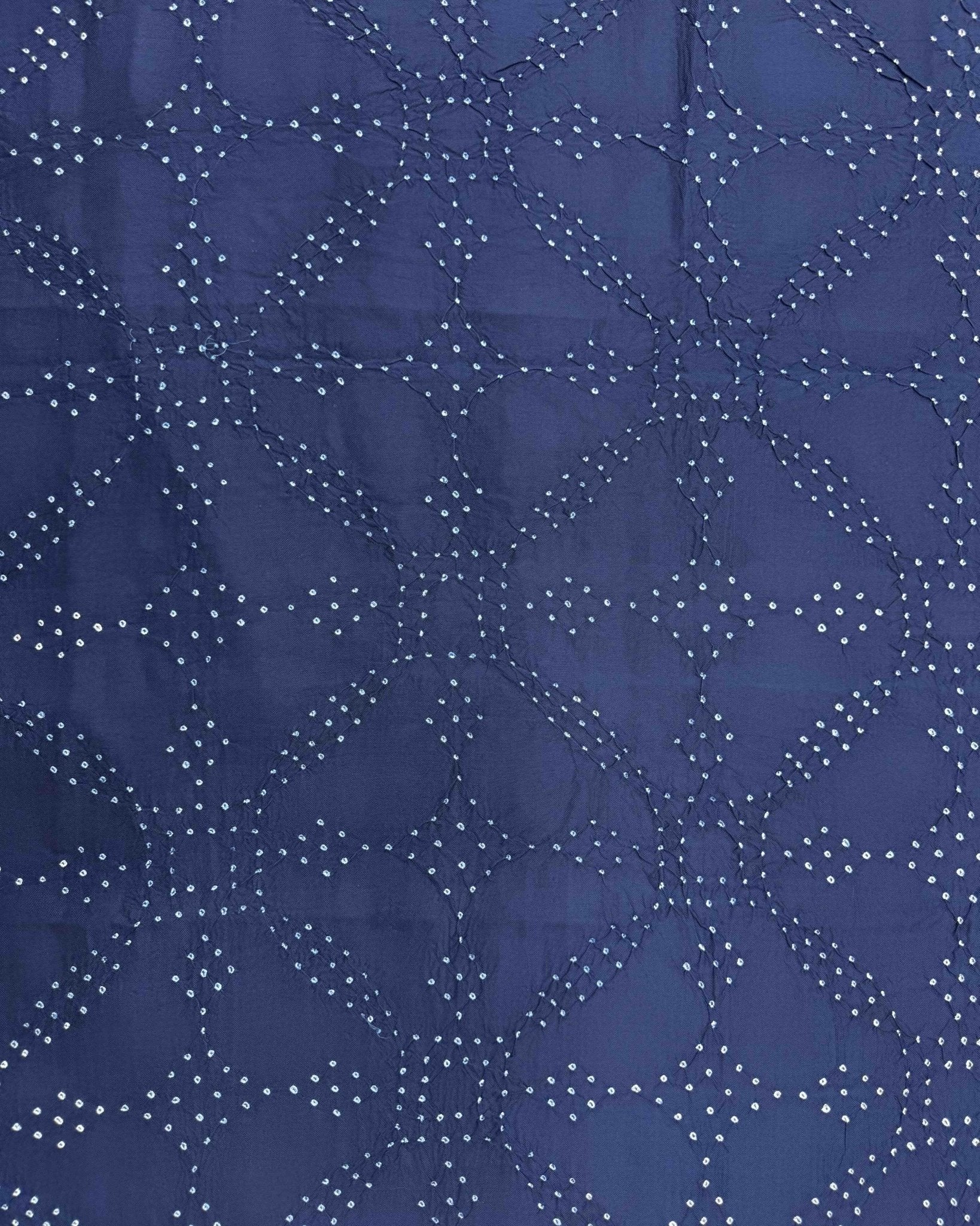 Red & Navy Blue Bandhani Patola Dupatta - SindhoiPatolaArt