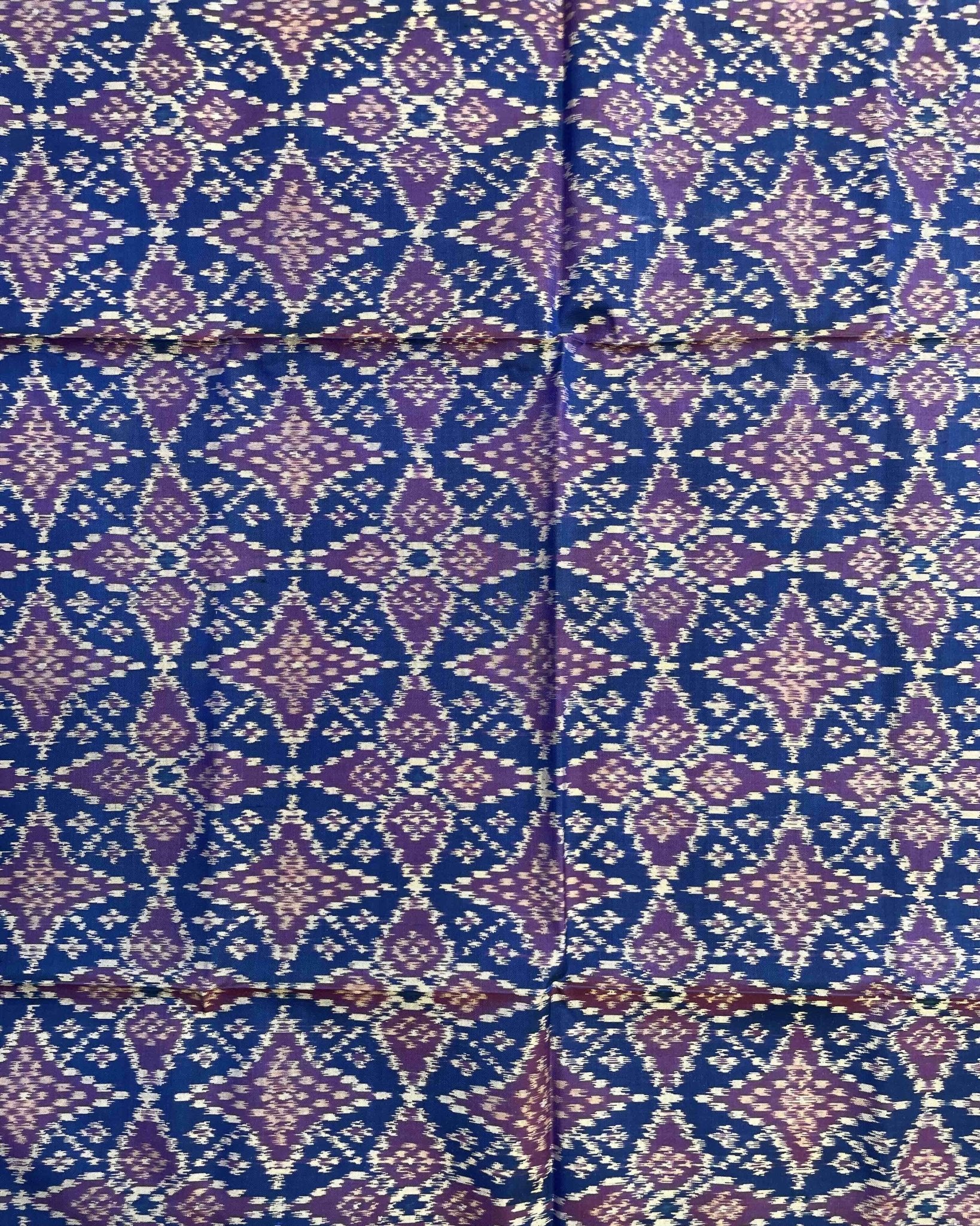 Sky Blue Solsitara Design Patola Dupatta - SindhoiPatolaArt