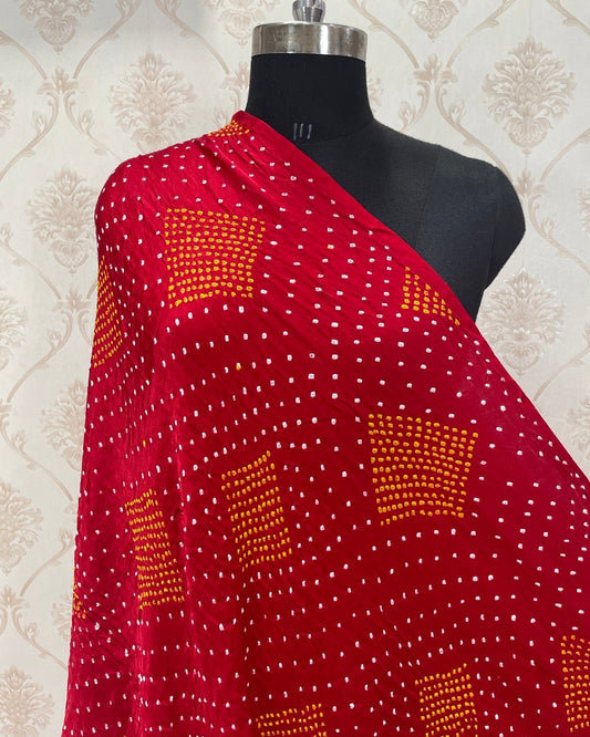Bandhani Dupatta - SindhoiPatolaArt