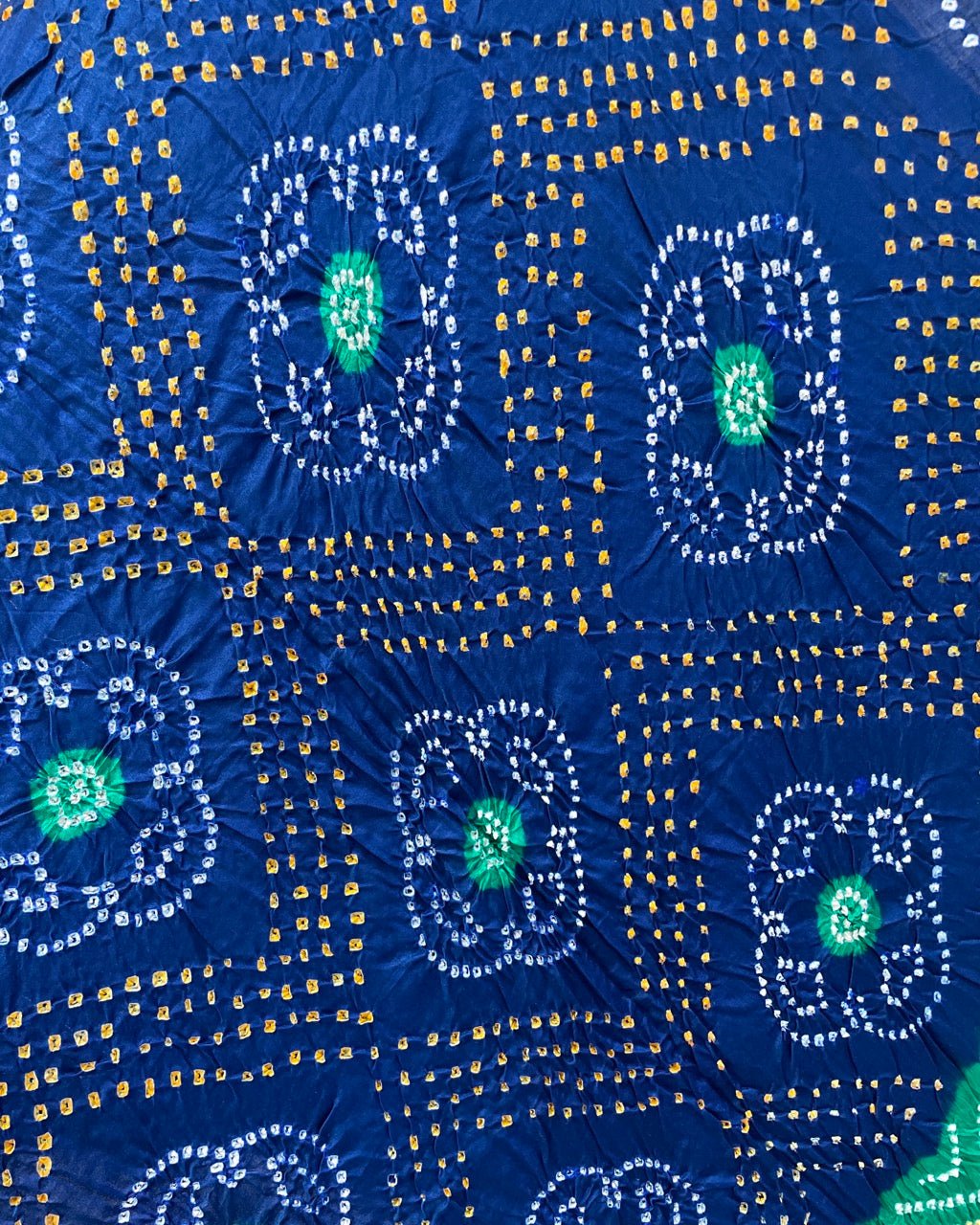 Bandhani Gaji Silk Dupatta - SindhoiPatolaArt