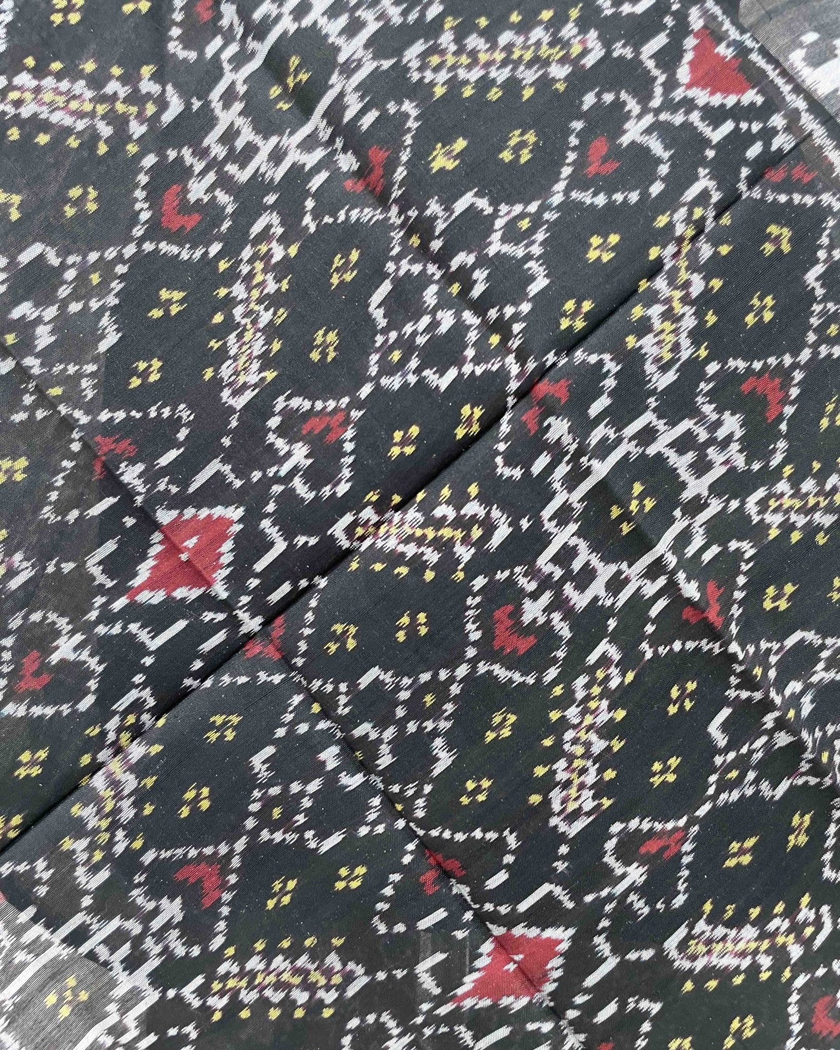 Black Manekchowk Designer Patola Dupatta - SindhoiPatolaArt