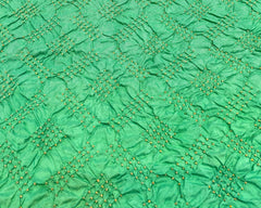 Green & Sea Green Patola Bandhani