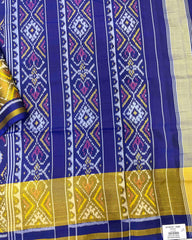 Blue Narikunj Designer Patola Saree