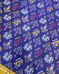 Blue Narikunj Designer Patola Saree
