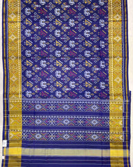 Blue Narikunj Designer Patola Saree
