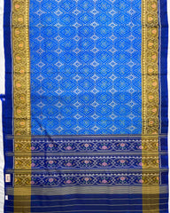 Blue Panchanda Designer Patola Saree