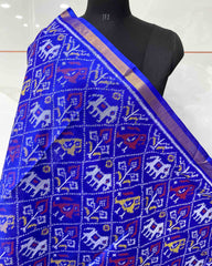Blue Narikunj Designer Patola Dupatta