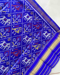 Blue Narikunj Designer Patola Dupatta