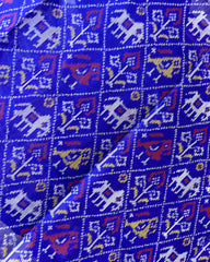 Blue Narikunj Designer Patola Dupatta