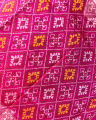 Pink Panchanda Designer Patola Dupatta