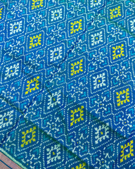 Sky Blue Panchanda Designer Patola Saree
