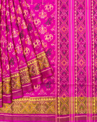 Pink Narikunj Designer Patola Saree