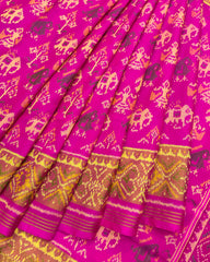 Pink Narikunj Designer Patola Saree