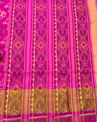 Pink Narikunj Designer Patola Saree