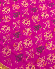 Pink Narikunj Designer Patola Saree