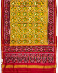 Red & Yellow Narikunj Designer Patola Saree