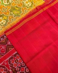 Red & Yellow Narikunj Designer Patola Saree