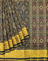 Black Navratan Designer Patola Saree