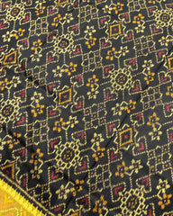 Black Navratan Designer Patola Saree
