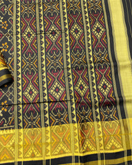 Black Navratan Designer Patola Saree