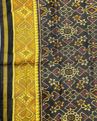 Black Navratan Designer Patola Saree