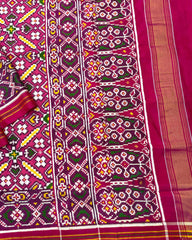 Pink Manekchowk Designer Patola Saree