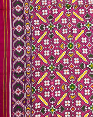 Pink Manekchowk Designer Patola Saree