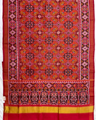 Red & Orange Navratan Designer Patola Saree
