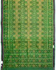 Green panchanda design Patola saree