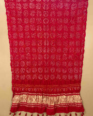 Red Bandhani Dupatta