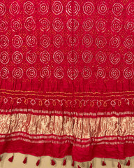 Red Bandhani Dupatta