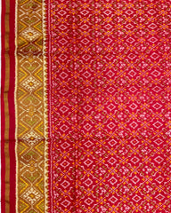 Red Booty Designer Patola Saree