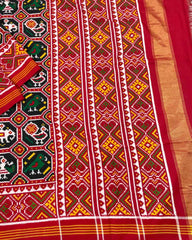 Red & Black Narikunj Designer Patola Saree