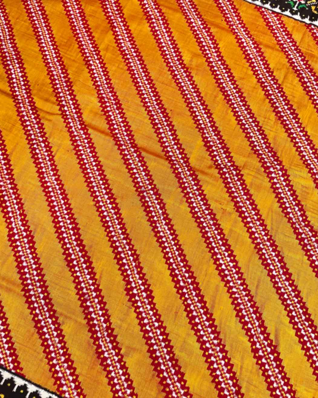 Red & Yellow Leheriya Patola Saree