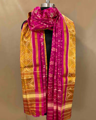 Pink Navratan Designer Patola Dupatta