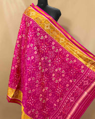 Pink Navratan Designer Patola Dupatta