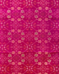 Pink Navratan Designer Patola Dupatta