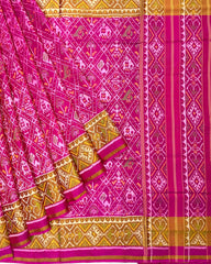 Pink Narikunj Designer Patola Saree