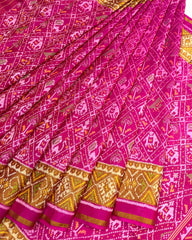 Pink Narikunj Designer Patola Saree