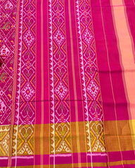 Pink Narikunj Designer Patola Saree