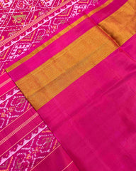 Pink Narikunj Designer Patola Saree
