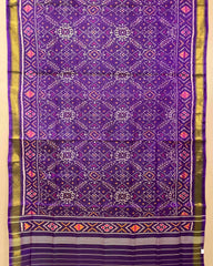 Purple Manekchowk Designer Patola Dupatta