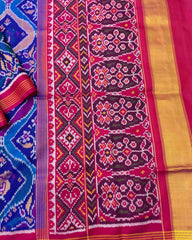Pink & Multicolour Narikunj Designer Patola Saree
