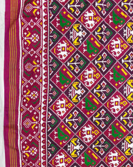 Pink Narikunj Traditional Designer Patola Saree
